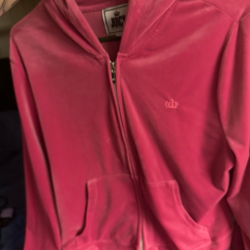 Juicy Couture Pink Velour Jacket